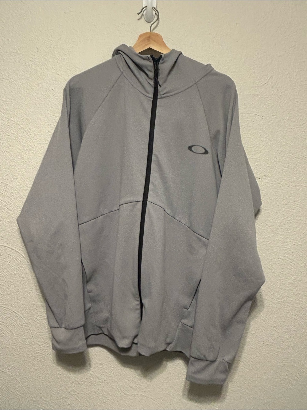 Oakley Hydrolix Full Zip Up Mock Neck Fleece Performance Jacket Men’s Size Large